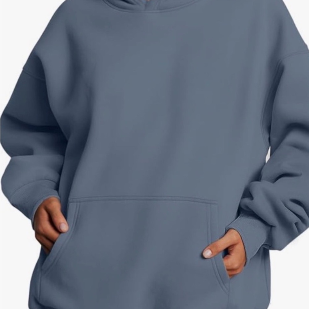 Trendy Queen Oversized Women's Dusty Blue Hoodie